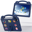 Παιδική θήκη για iPad 10.9 2022 10 Gen, Cute Patterns, με βάση, σκούρο μπλε