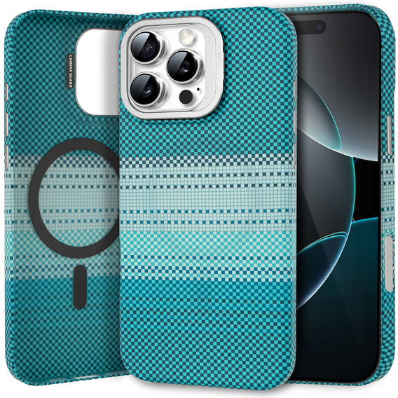 Θήκη για iPhone 16 Pro, Πλαίσιο Kickstand, για MagSafe, Moon Green