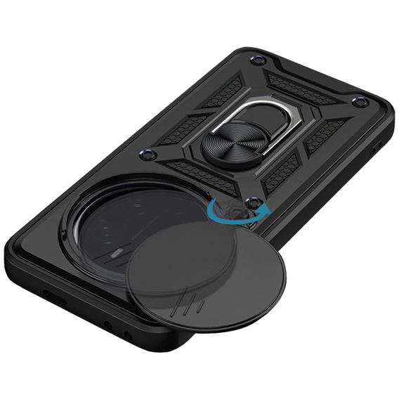 Θήκη για Honor Magic 7 Pro, CamShield Slide, μαύρη