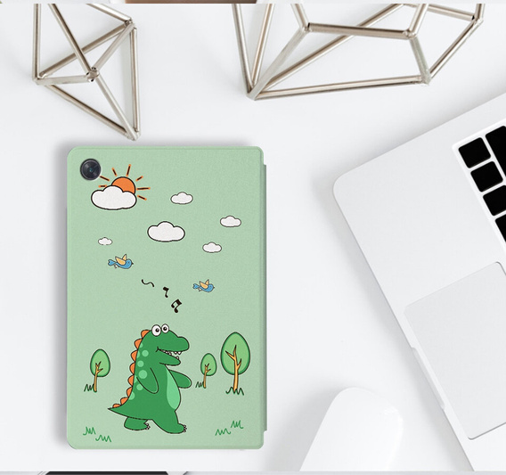 Θήκη για Lenovo Tab M10 Plus Gen 3, walking dinosaur