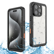 Αδιάβροχη θήκη IP68 για το iPhone 16 Pro, μαύρη