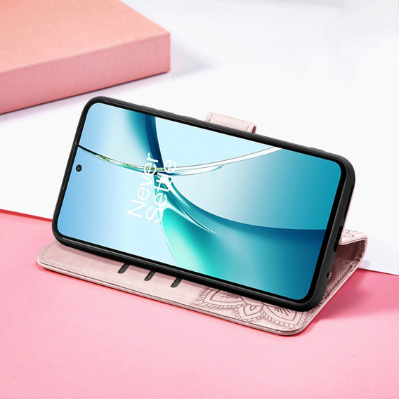 Θήκη με πτερύγιο για Samsung Galaxy S25 Edge, Butterfly, ροζ rose gold