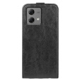 Θήκη με πτερύγιο για Motorola Moto G84, Flip, μαύρη