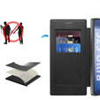 Θήκη με πτερύγιο για Samsung Galaxy S25 Ultra, RFID Rhombus Wallet MagSafe CamShield, μαύρη