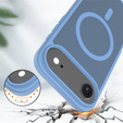 Θήκη Matt για iPhone Air, για MagSafe, ημιδιαφανές μπλε
