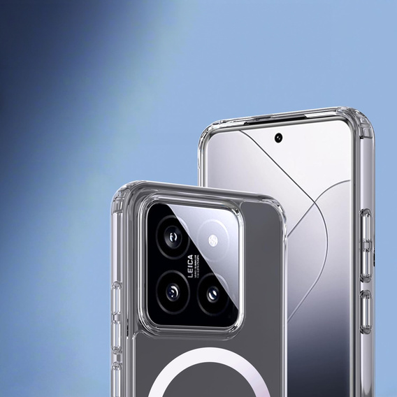 Θήκη για Xiaomi 14T Pro, Fusion Hybrid, για MagSafe, διαφανής