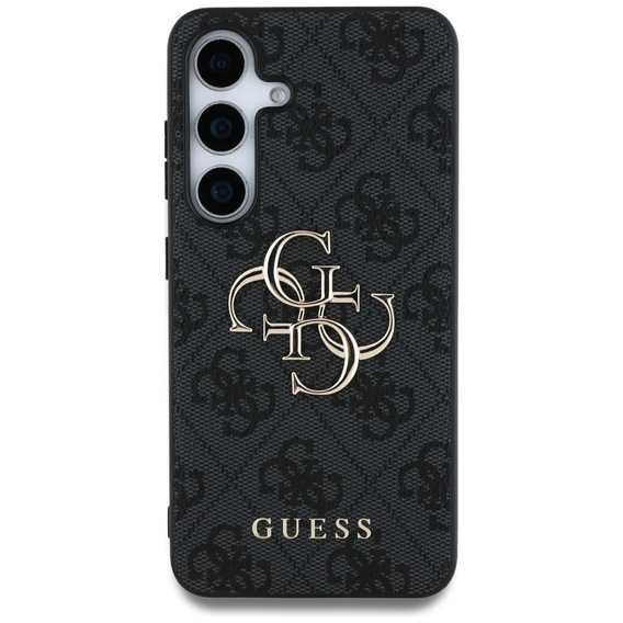 GUESS Θήκη για Samsung Galaxy S25, 4G Big Metal Logo, μαύρη