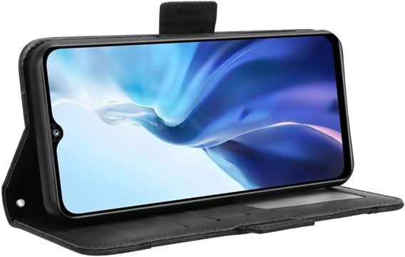 Θήκη με πτερύγιο για Xiaomi Redmi 15C 4G/LTE, Card Slot, μαύρη