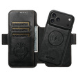 Αναδιπλούμενη θήκη 2 σε 1 για iPhone 17 Pro Max, SUTENI, για MagSafe, μαύρο