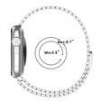 Ατσάλινο βραχιόλι για Apple Watch 1/2/3/4/5/6/7/8/SE/ULTRA 42/44/45/49 MM - ασημένια