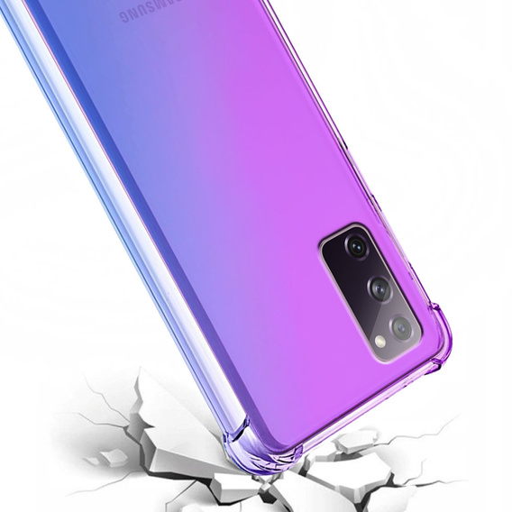 θήκη για το Samsung Galaxy S20 FE, Gradient Dropproof, Μωβ / μπλε
