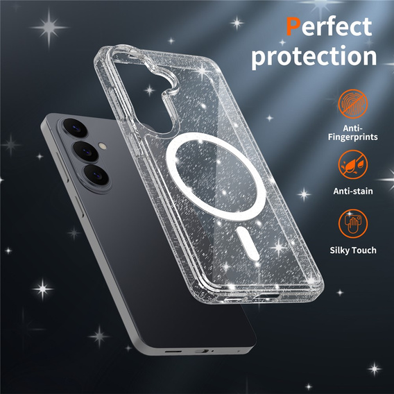 Μπλουζάκι MagSafe για Samsung Galaxy S26, διαφανές