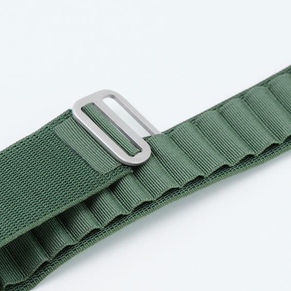 Λουράκι νάιλον για Apple Watch 1/2/3/4/5/6/7/8/SE/ULTRA 42/44/45/49mm, Πράσινο