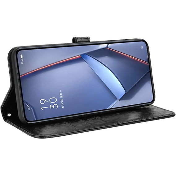 θήκη πτερύγιο για Xiaomi Redmi A5, Wallet Rhombus, μαύρη