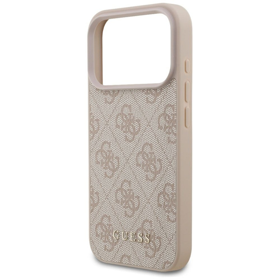 GUESS 4G Metal Gold Logo θήκη για iPhone 17 Pro