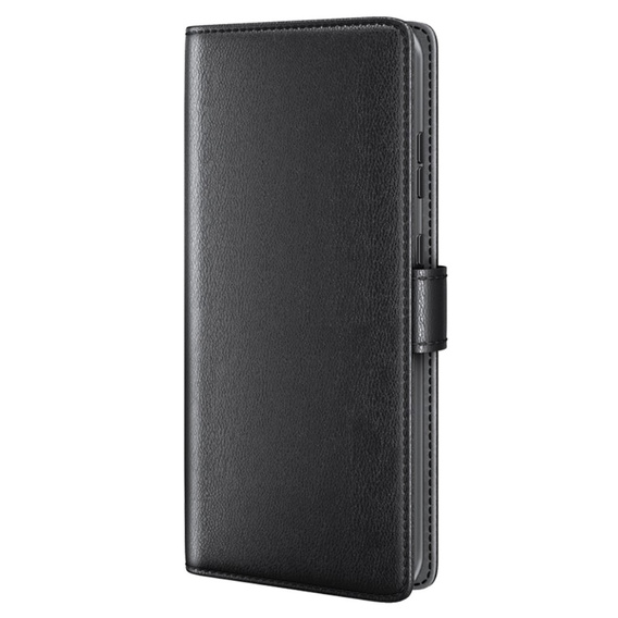 θήκη με πτερύγιο για Samsung Galaxy A25 5G, Split Leather, μαύρη