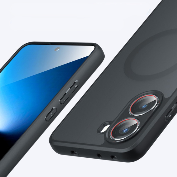 Θήκη για Xiaomi Poco X7 Pro 5G, για MagSafe, ERBORD Μatt Case, μαύρη