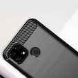 Θήκη για Realme C21Y / C25Y, Carbon, μαύρη