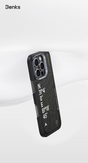 BENKS Kevlar μαγνητική θωράκιση Air Kevlar 600D Κορυφής Kangrinboque 0065 να MagSafe περίπτωση για το iPhone 16 Pro
