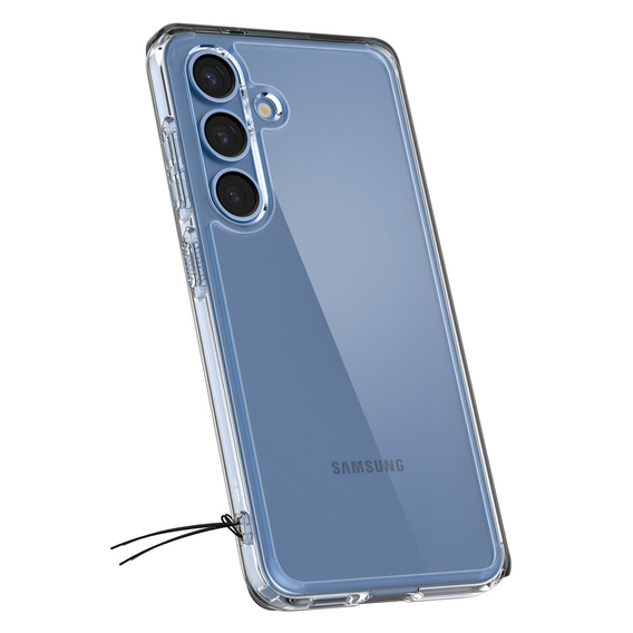 θήκη Spigen για Samsung Galaxy S25, Ultra Hybrid, διαφανής + μετριασμένο γυαλί 9H