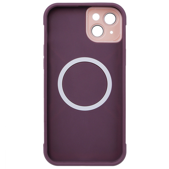 Θήκη για iPhone 15, ERBORD Armor Mag, μπορντό