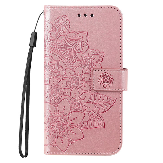 Θήκη με πτερύγιο για Xiaomi Redmi Note 12 4G, Mandala Flower, ροζ