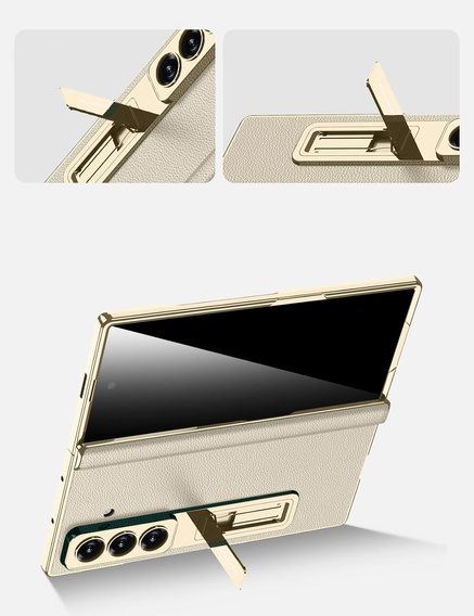 Θήκη GKK με γυαλί και βάση στήριξης για Samsung Galaxy Z Fold7 5G