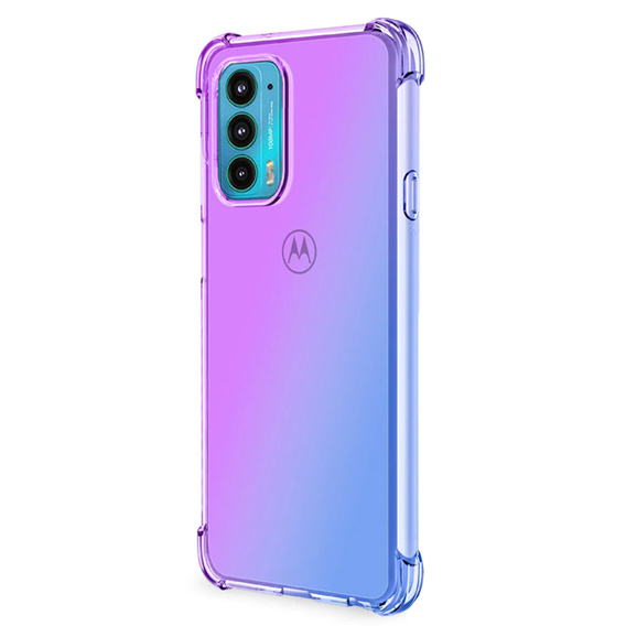 θήκη για το Motorola Moto Edge 30, Gradient Dropproof, μπλε