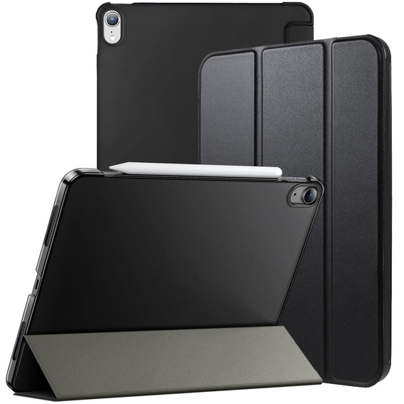 Θήκη για iPad 10.9 2022 10 Gen, Smart Pencil, με υποδοχή γραφίδας, μαύρη