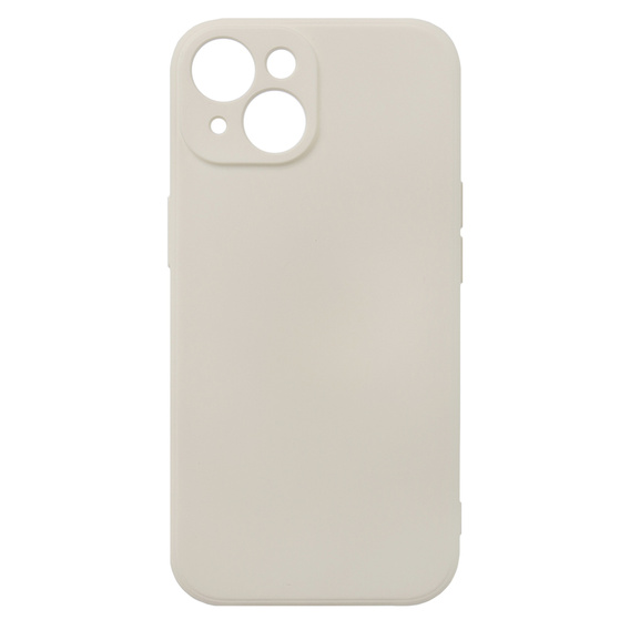 Θήκη για iPhone 15 Plus, Silicone Lite, μπεζ