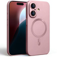 Θήκη για iPhone 16 Plus, ColorMag, για MagSafe, ροζ