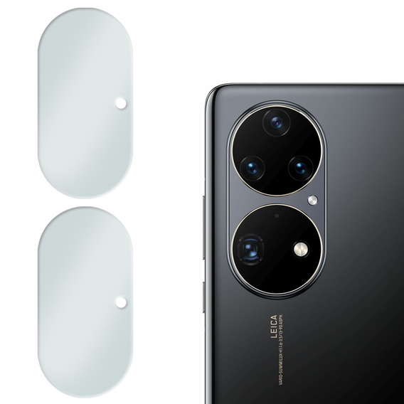 2x ERBORD μετριασμένο γυαλί για την κάμερα για να Huawei P50 Pro