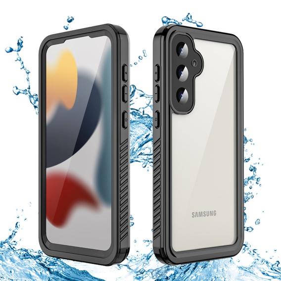 Αδιάβροχη θήκη IP68 για Samsung Galaxy S23 FE, Redpepper, μαύρη