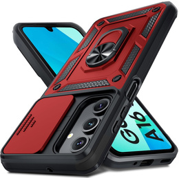 Θήκη για Samsung Galaxy A16, CamShield Slide, κόκκινη