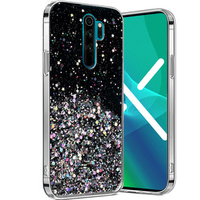 Θήκη για Xiaomi Redmi Note 8 Pro, Glittery, μαύρη