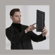 Θήκη + πληκτρολόγιο Galaxy Tab S8+ / Tab S7 +/ Tab S7 FE, NILLKIN Bumper Pen Slot, μαύρη