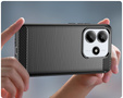 Θήκη για Xiaomi Redmi Note 14 5G, Carbon, μαύρη