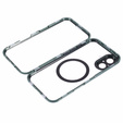 Μαγνητική θήκη MagSafe Dual Glass για iPhone 16, πράσινη
