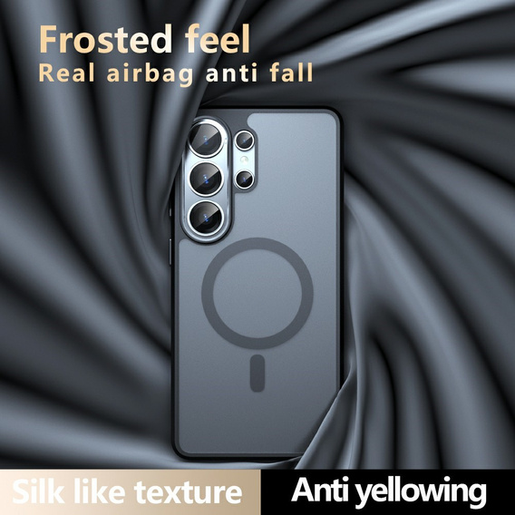 Θήκη Matt Case για MagSafe για Samsung Galaxy S26 Ultra, μαύρη