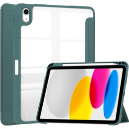 Θήκη για iPad 10.9 2022 10 Gen, Smartcase Hybrid, με χώρο για γραφίδα, σκούρα πράσινη