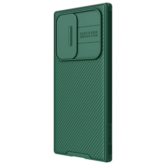 Θήκη για Samsung Galaxy S23 Ultra, θωρακισμένη Nillkin, CamShield Pro, πράσινη