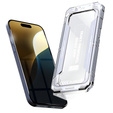 2x Μετριασμένο γυαλί για iPhone 16 Pro, ERBORD Easy App Full Screen Protector