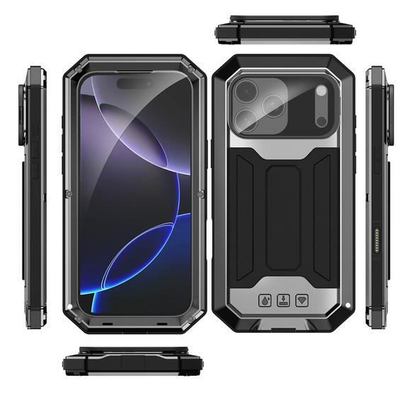 Θήκη R-JUST με προστατευτικό οθόνης και βάση για iPhone 17 Pro