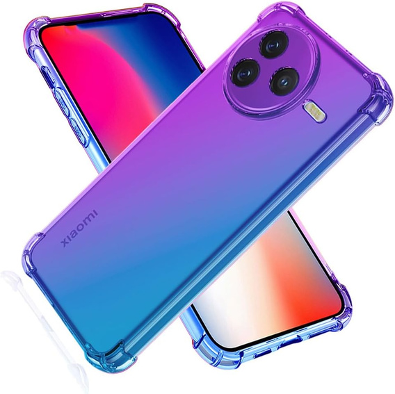 θήκη για το Xiaomi Poco F7 Pro, Gradient Dropproof, Μωβ / μπλε