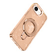 Η θήκη iPhone 16e, Glittery Magnetic Kickstand, ροζ rose gold