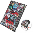 Θήκη για Lenovo Tab P11 Pro Gen 2 TB132FU TB132XU 11.2", με πτερύγιο, graffiti