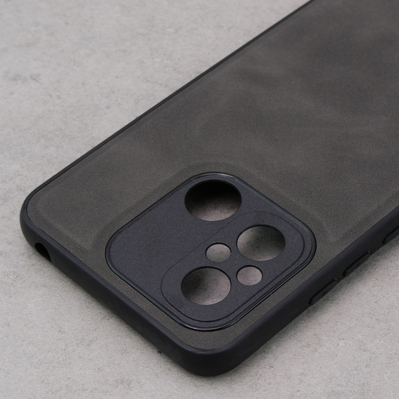 Θήκη για Xiaomi Redmi 12C, ERBORD Business, με πλάκα στήριξης αυτοκινήτου, γκρι