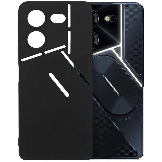 Λεπτή θήκη για Tecno Pova 5 Pro, Slim, μαύρη