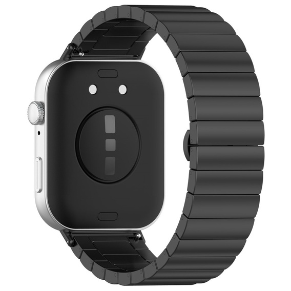 Ατσάλινο βραχιόλι για Huawei Watch Fit 4 / 4 Pro / 3, Μαύρο