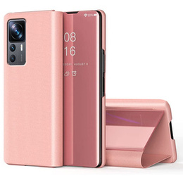 Θήκη για Xiaomi 12T / 12T Pro, Clear View, ροζ rose gold